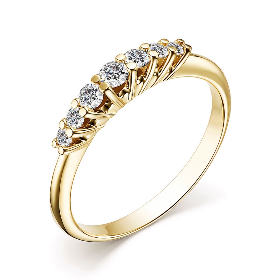Кольцо, золото, бриллиант, 15379-300